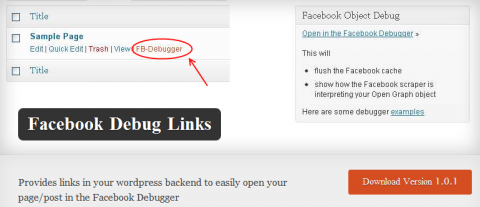 facebookdebuglinks