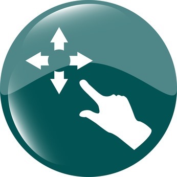 Fullscreen sign icon and people hand. Arrows symbol. Icon for App Fullscreen sign icon and people hand. Arrows symbol. Icon for App