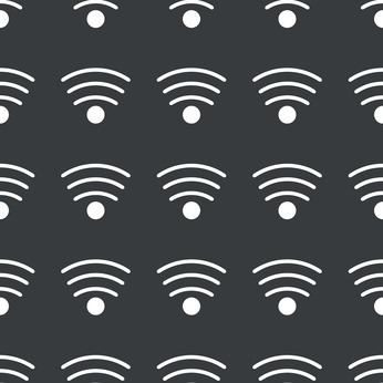 Straight black Wi-Fi pattern