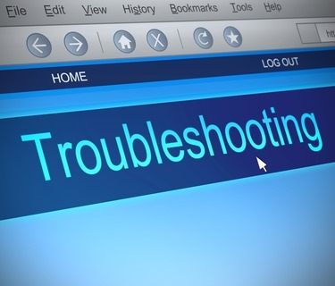 Troubleshooting concept.