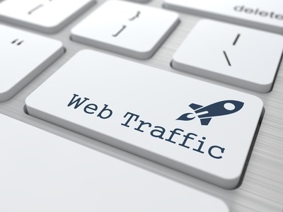 Keyboard with Web Traffic Button.