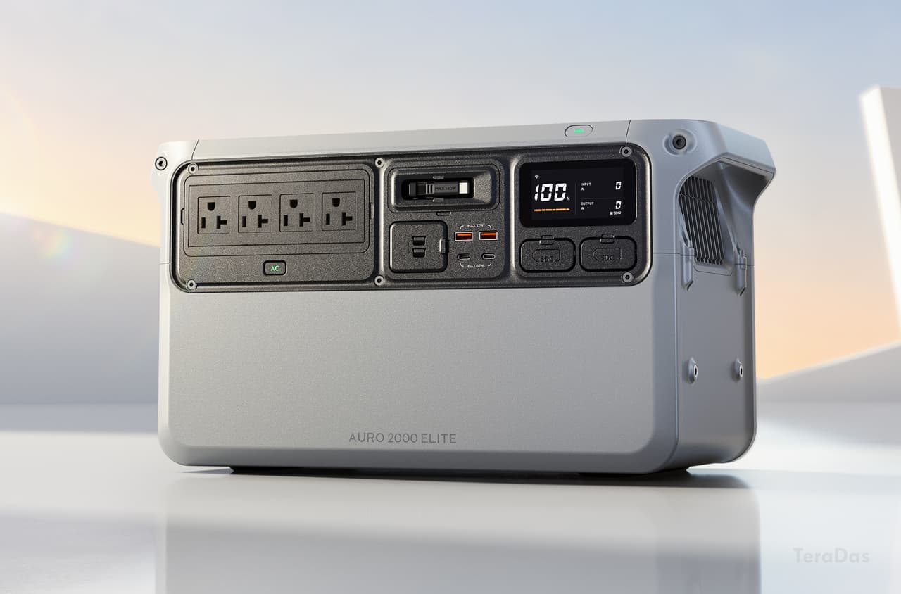 新製品「DJI Power Auro 2000 Elite」の正面画像